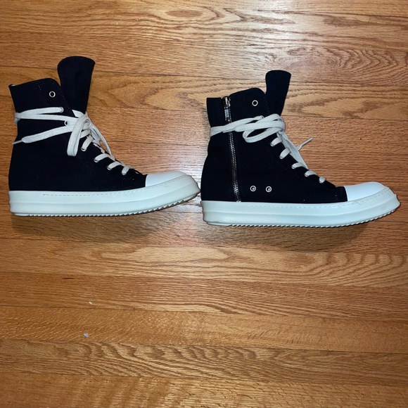 Rick Owens DRKSHDW Canvas Ramones 43 - Picture 3 of 8